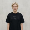 Monday - black unisex cotton t-shirt